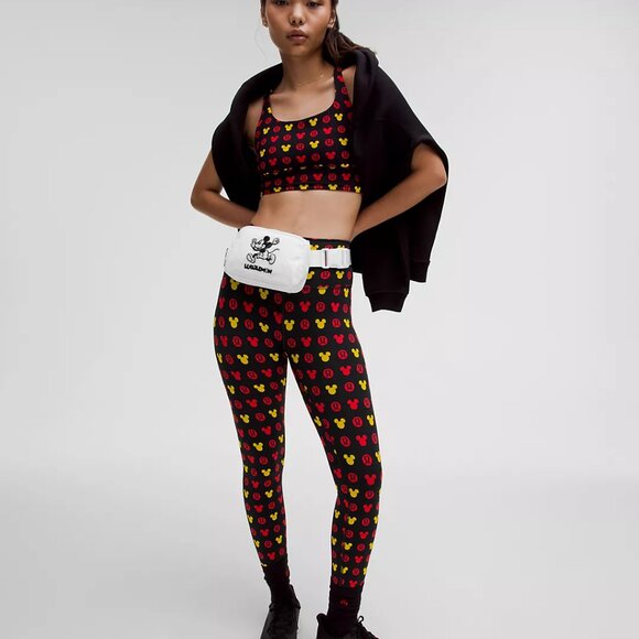 Disney X Lululemon Wunder Train High-Rise Tight 25" NWT Disney Classic Multi - Picture 6 of 7